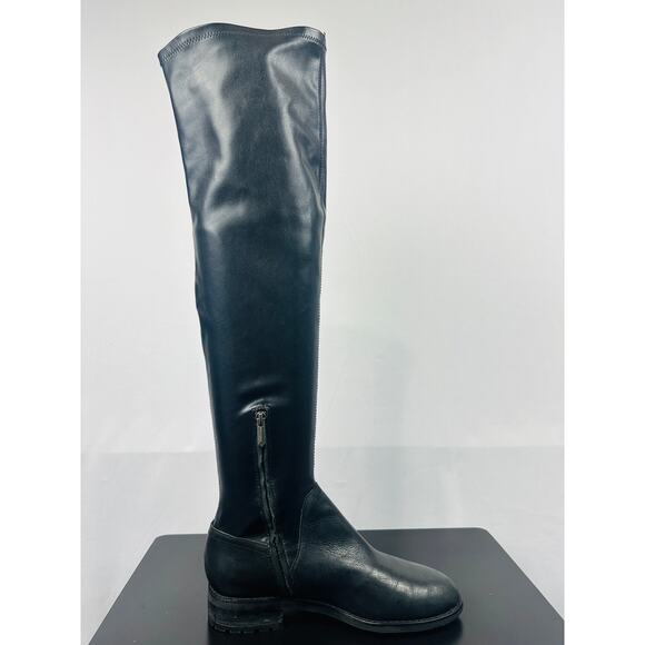 Sam Edelman Women's Remi Black Leather Pull On Over The Knee Boots Size 8 - Picture 9 of 13